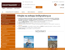Tablet Screenshot of knihynahory.cz